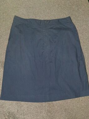GAP Navy Midi A-Line Skirt